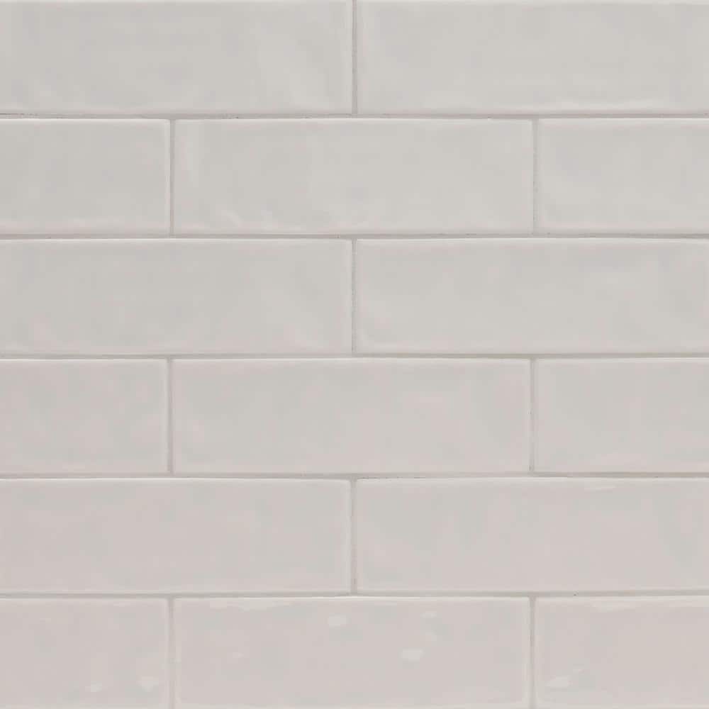 MSI City Grigio 4 in. x 12 in. Glossy Ceramic Gray Subway Tile (9.99 sq. ft./Case)