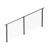 CityPost 10 ft. Stair Cable Railing, 42 in. Base Mount, Bronze