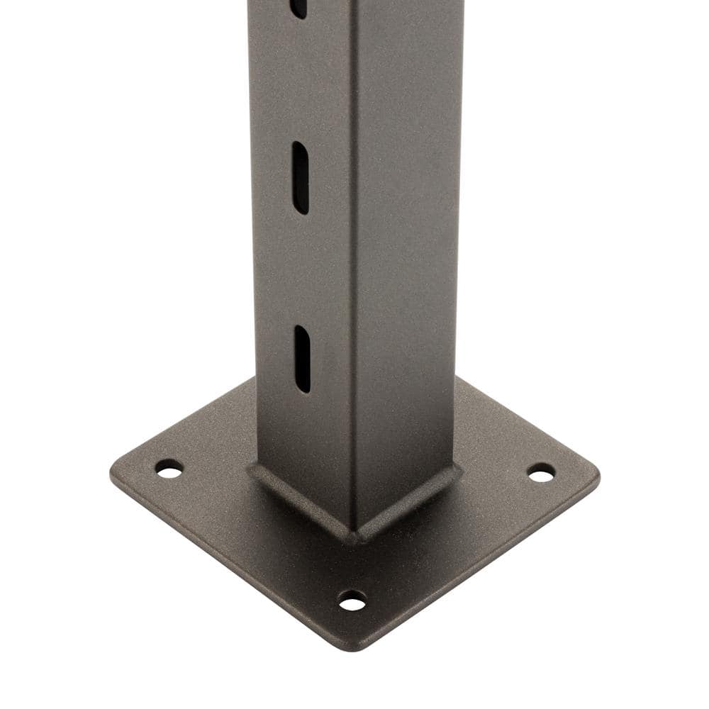 CityPost 10 ft. Stair Cable Railing, 42 in. Base Mount, Bronze