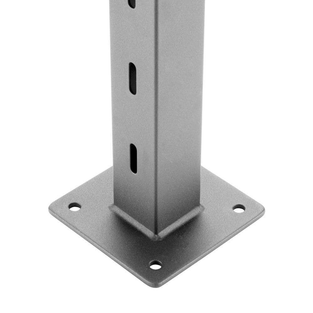CityPost 10 ft. Stair Cable Railing, 36 in. Base Mount, Grey