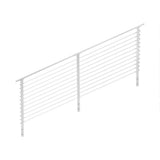 CityPost 10 ft. Stair Cable Railing, 36 in. Face Mount, White