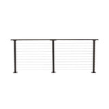 CityPost 12 ft. Bronze Deck Cable Railing