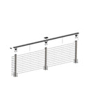 CityPost 12 ft. Bronze Deck Cable Railing