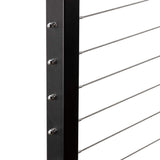 CityPost 12 ft. Deck Cable Railing, 36 in. Face Mount in Bronze