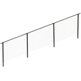 CityPost 14 ft. Stair Cable Railing, 42 in. Face Mount, Bronze