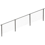CityPost 16 ft. Stair Cable Railing, 36 in. Face Mount, Bronze