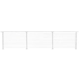 CityPost 16 ft. Deck Cable Railing, White
