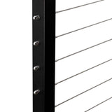 CityPost 20 ft. Black Deck Cable Railing 36 in. Face Mount