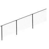 CityPost 22 ft. Stair Cable Railing, 42 in. Face Mount, Bronze