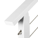CityPost 24 ft. Stair Cable Railing, 36 in. Face Mount, White