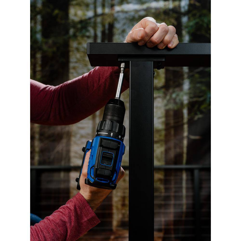 CityPost 26 ft. Black Deck Cable Railing 36 in. Face Mount
