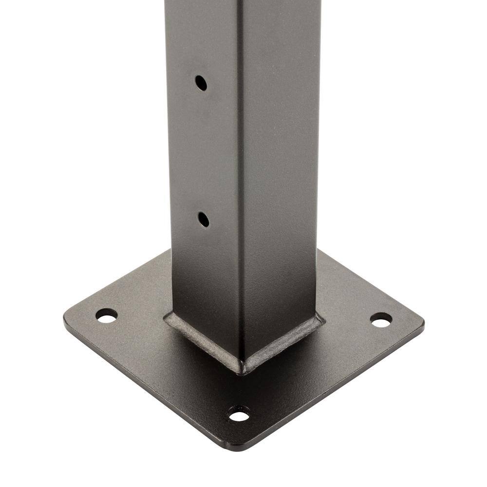 CityPost 26 ft. Deck Cable Railing, 42 in. Base Mount, Bronze