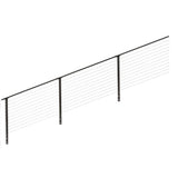 CityPost 26 ft. x 36 in. Bronze Stair Cable Railing, Face Mount