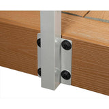 CityPost 30 ft. Deck Cable Railing, 36 in. Face Mount, Grey