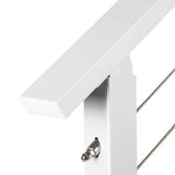 CityPost 6 ft. Stair Cable Railing, 42 in. Face Mount, White