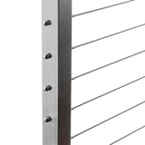 CityPost 60 ft. Deck Cable Railing, 36 in. Face Mount, Grey