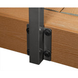 CityPost 70 ft. Deck Cable Railing, 42 in. Face Mount, Bronze