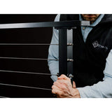 CityPost 8 ft. Deck Cable Railing in Grey