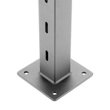 CityPost 8 ft. Stair Cable Railing, 42 in. Base Mount, Grey