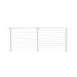 CityPost 8 ft. White Deck Cable Railing