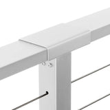 CityPost 8 ft. Stair Cable Railing in White