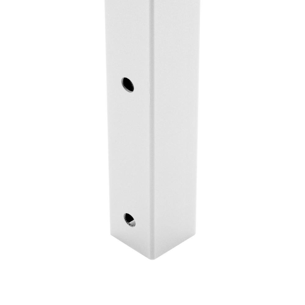CityPost 8 ft. Stair Cable Railing: 42 in. Face Mount: White
