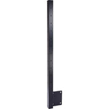CityPost 42 in. Black Face Mount Deck Corner Post