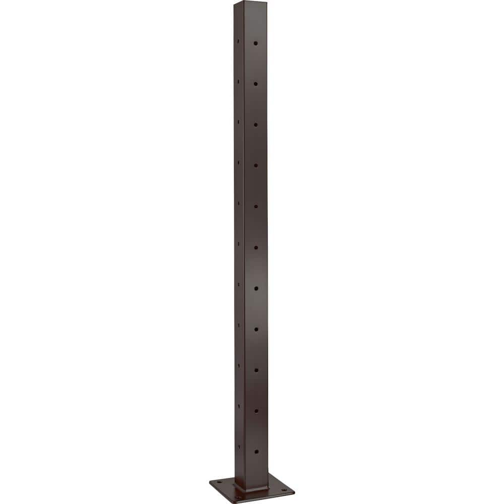 CityPost Deck Corner Post: 36 in. Base Mount: Bronze
