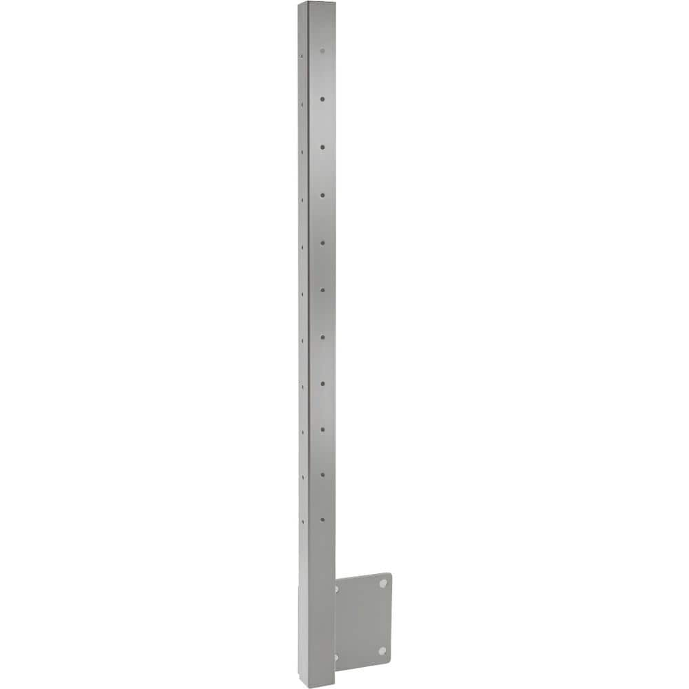 CityPost Deck Corner Post: 36 in. Face Mount: Grey
