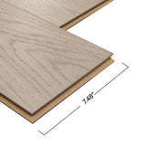 Pergo Defense+ Claremore Bay Oak 3/8 in. T x 7.5 in. W Click Lock Wire Brushed Engineered Hardwood Flooring (24.5 sq.ft./case)