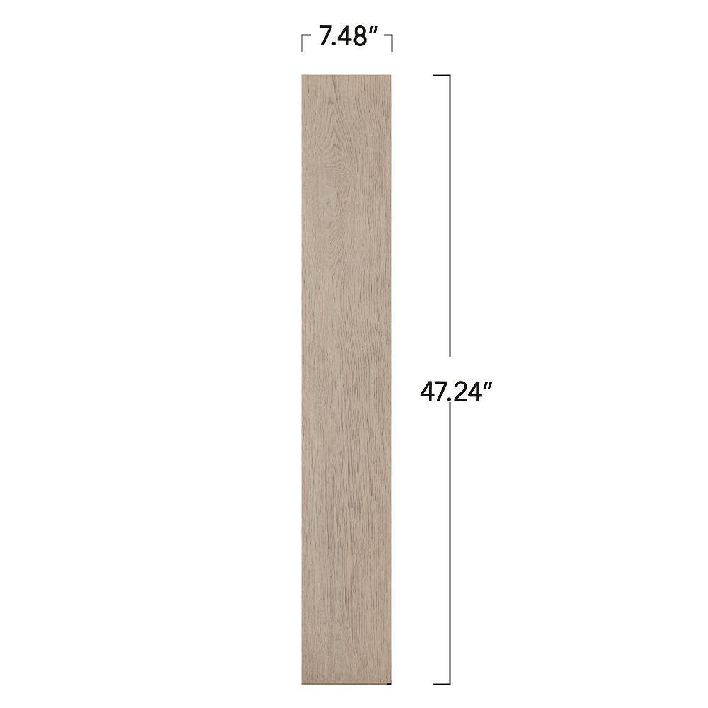 Pergo Defense+ Claremore Bay Oak 3/8 in. T x 7.5 in. W Click Lock Wire Brushed Engineered Hardwood Flooring (24.5 sq.ft./case)