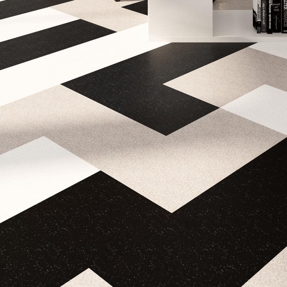 Armstrong Standard Excelon Imperial Texture 12 in. x 12 in. Classic Black Vinyl Composition Tile (1080 sq. ft. / pallet)