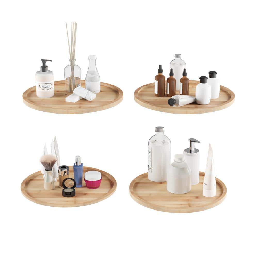 Classic Cuisine 14 in. Bamboo Lazy Susan Turntable