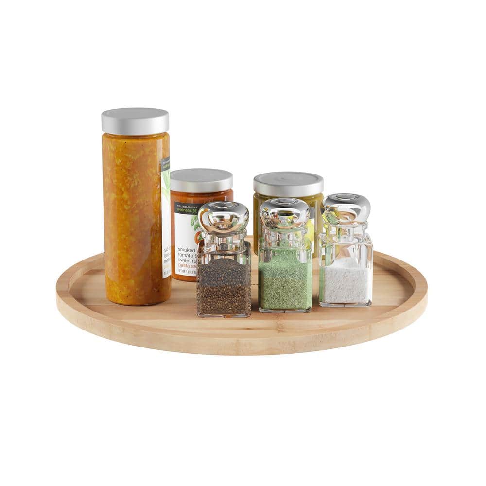 Classic Cuisine 14 in. Bamboo Lazy Susan Turntable