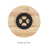 Classic Cuisine 14 in. Bamboo Lazy Susan Turntable
