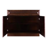 LIFEART CABINETRY Edinburgh Espresso Plywood Raised Panel Stock Assembled Base Kitchen Cabinet (42 in. W x 34.5 in. H x 24 in. D)