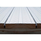 Deck-Top 8 ft. Classic White PVC Decking Board Covers (10-Pack)