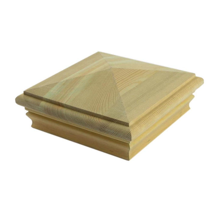 Deckorators 6 in. x 6 in. Newport High Pyramid Pressure Treated Wood Post Cap