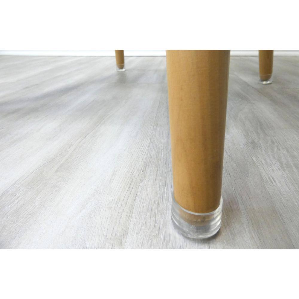 Everbilt 1 in. Clear Leg Tip Caps (4-Pack)