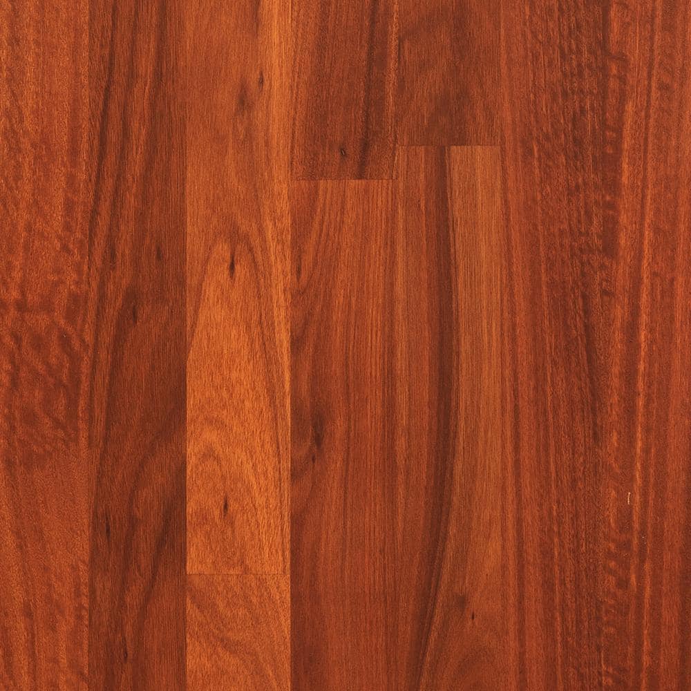 Interbuild 7.2 ft. L x 25 in. D, Karri Butcher Block Standard Countertop in Clear with Square edge