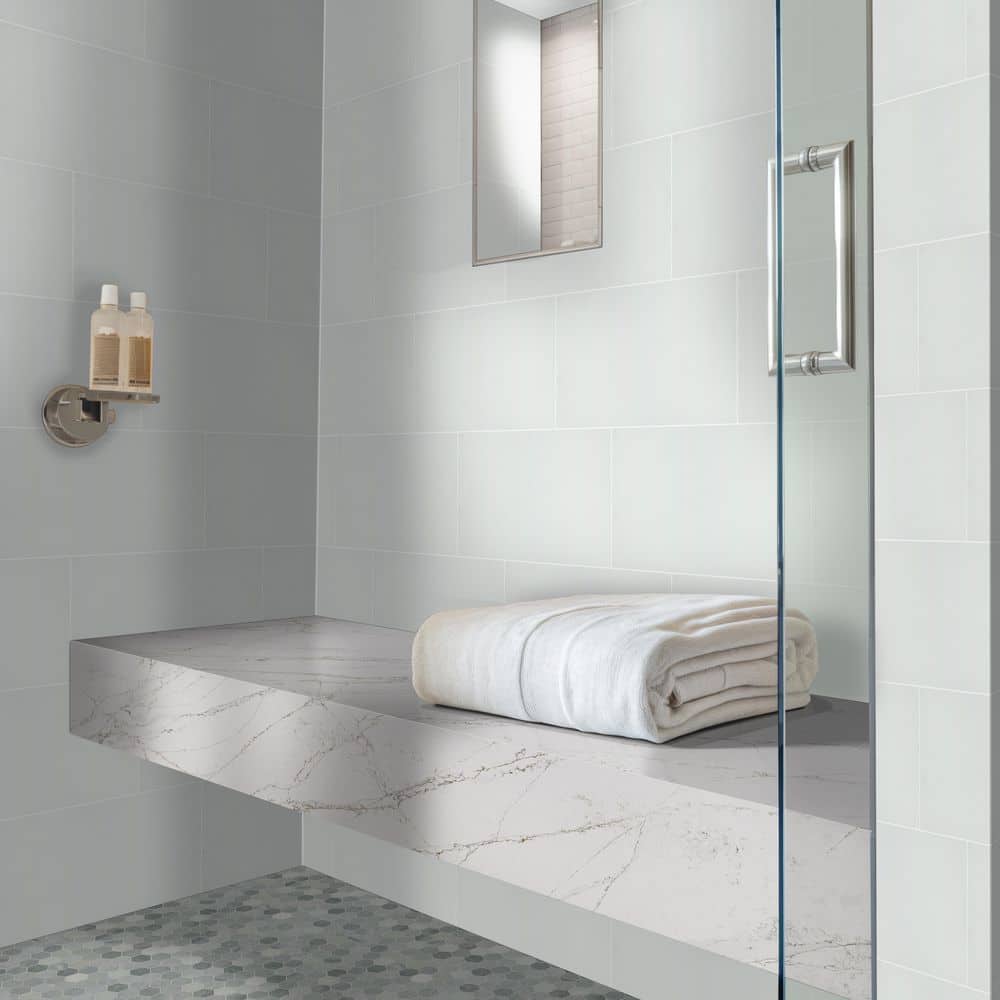 Cliff White 12 in. x 24 in. Matte Porcelain Floor and Wall Tile (14 sq. ft./Case)