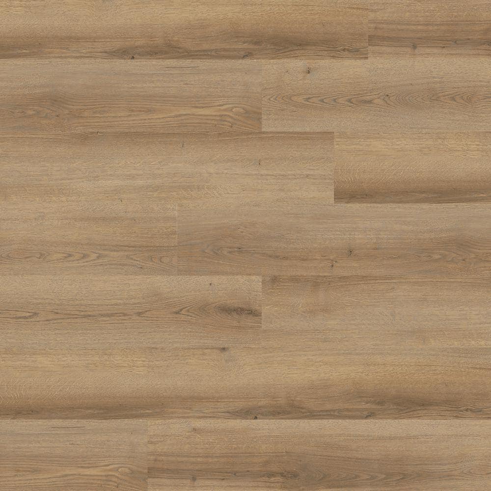 DuraDecor Liz Marie's Cliffside Tan 20 MIL x 7 in. W x 48 in. L Click Lock Waterproof Lux Vinyl Plank Flooring (23.2 sqft/case)