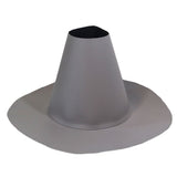 Flashco PVC Small Short Conical Closed Pipe Flashing Roof Boot, 0.5–2.0 in, Gray (17FCBPSSGY)