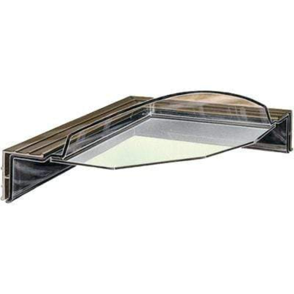 Fixed Curb Mount Impact Aluminum Skylight - Bronze/Clear image 3