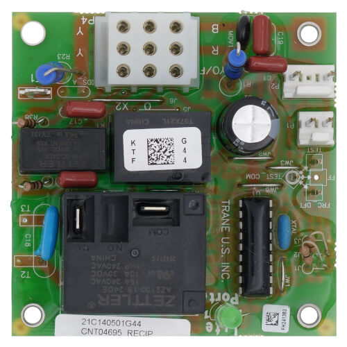 Trane CNT04695 control board - front view (Product Type: Control Board)