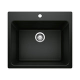 Blanco Liven Granite Undermount Laundry Sink in Coal Black