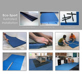 Rubber-Cal Eco-Sport 3/4 in. x 20 in. x 20 in. Coal Interlocking Rubber Tiles (5-Pack, 14 sq. ft.)