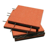 Rubber-Cal "Eco-Safety" Interlocking Playground Tiles, 2.50 x 19.5 x 19.5 in, 20-Pack, 55 sq. ft. Coverage, Black
