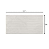 Daltile Bryne Coastline 12 in. x 24 in. Glazed Ceramic Fluted Wall Tile (15.56 sq. ft./Case)