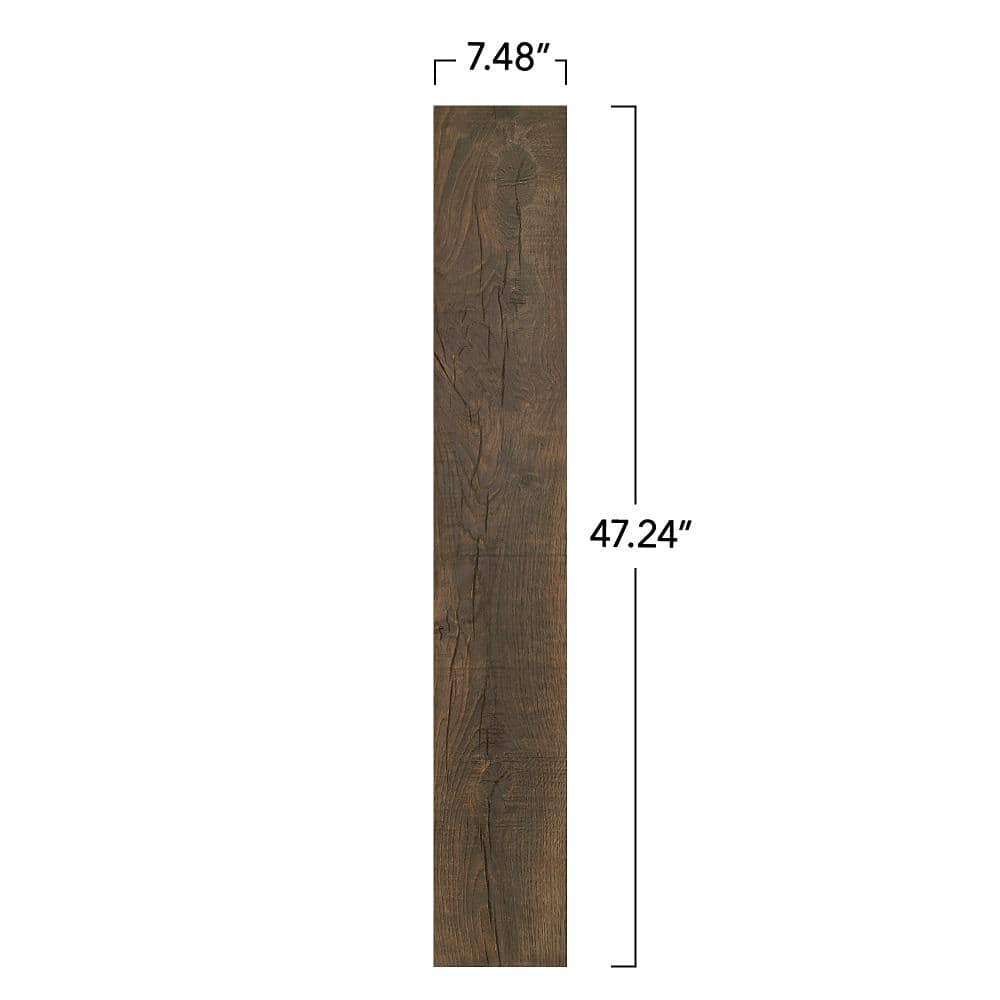 Pergo Outlast+ Cocoa Walters Oak 12 mm T x 7.4 in. W Waterproof Laminate Wood Flooring (19.63 sq. ft./case)